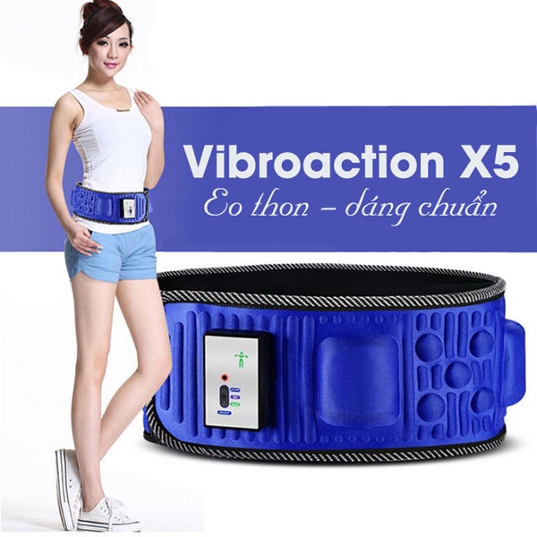 Đai Massage Bụng Giảm Béo X5 Giúp Làm Thon Gọn Cơ Thể.