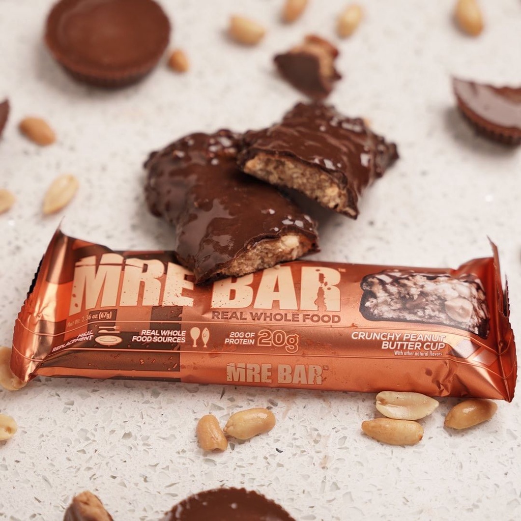 Thanh Protein Redcon1 MRE Bar , Bữa ăn thay thế tiện lợi với 20g protein | Nhập khẩu USA