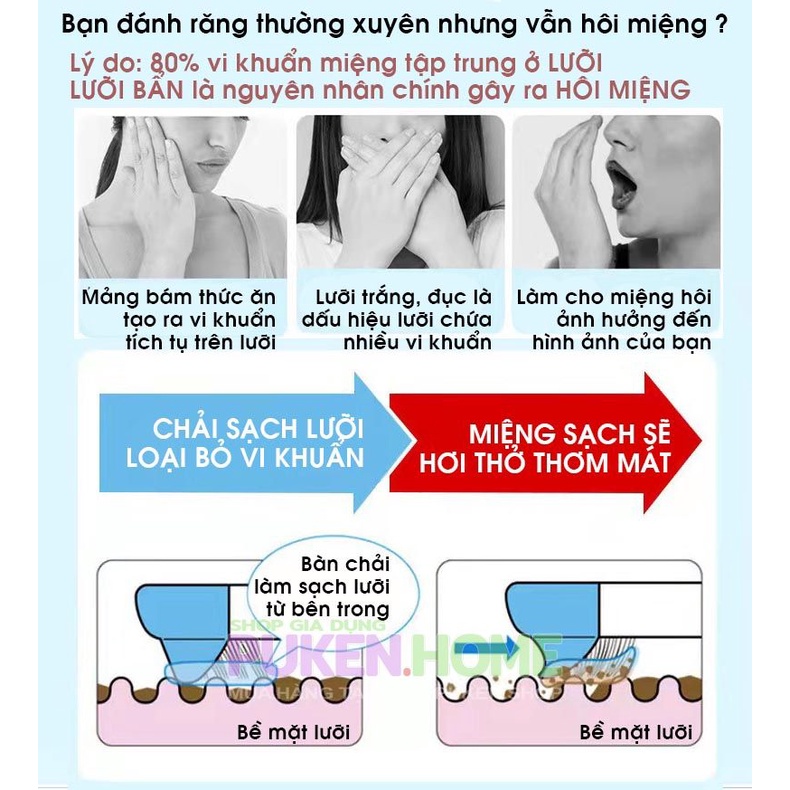 Vệ sinh lưỡi Nhật Bản, gel vệ sinh lưỡi Aoba Mint diệt khuẩn khử hôi miệng hương bạc hà mát lạnh, tuýp 52g | BigBuy360 - bigbuy360.vn