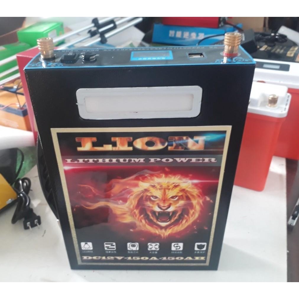 Pin Lithium 12v- Bình Pin Lion 200Ah-150Ah-100Ah-80Ah Bộ Lưu Trữ Điện Pin Thế Hệ Mới