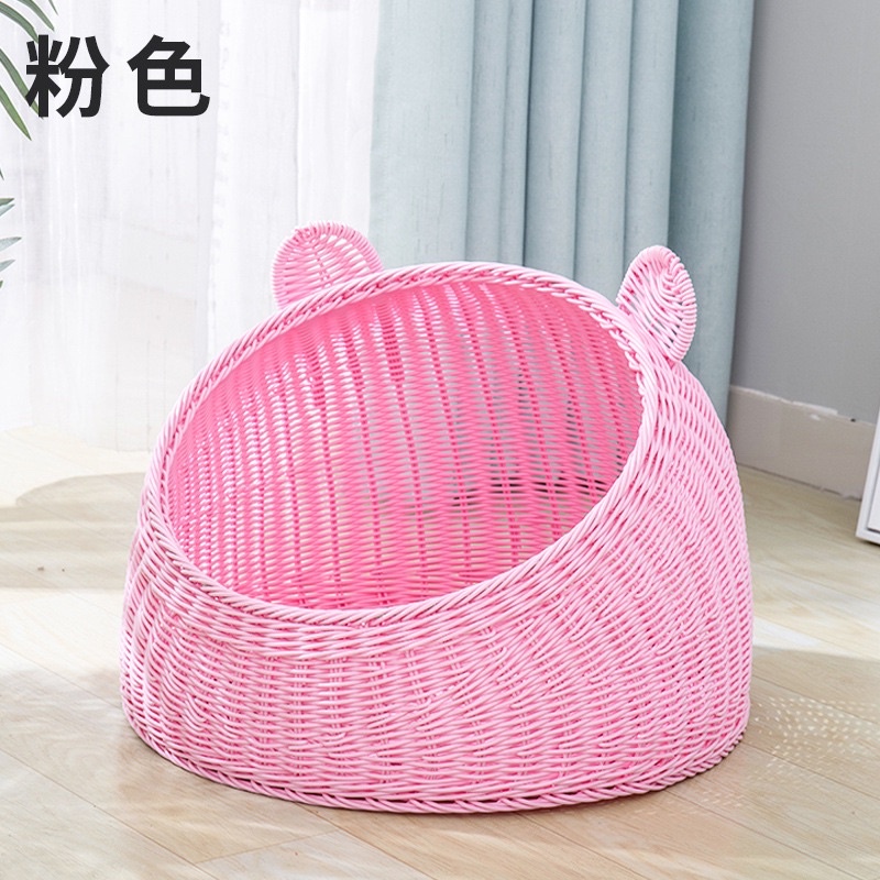 Ổ mây size L cho mèo (ổ đẻ cho meo rất tuyệt vời)