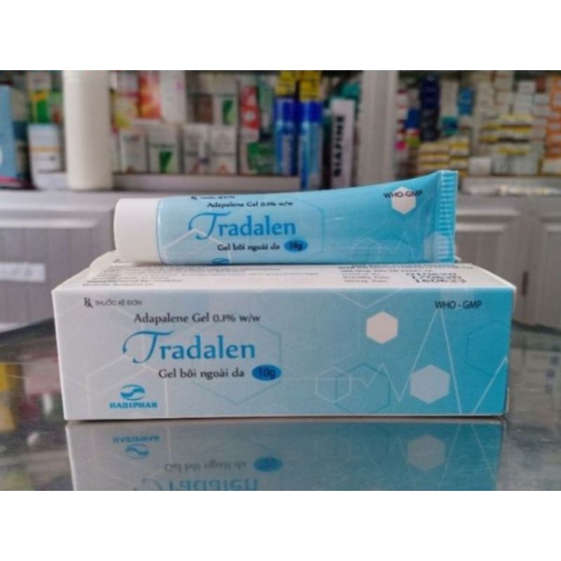 Gel hỗ trợ giảm mụn Trada len Tuýp 10g