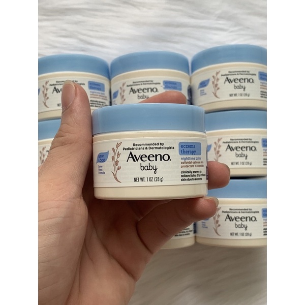 Kem Aveeno Baby Eczema Therapy Moisturizing Cream 28g & 206g