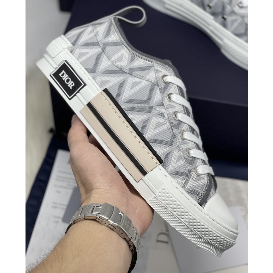 GIÀY DIO SNEAKER LOW CANVAS GREY LAI AU. GIÀY THỂ THAO DIO B23