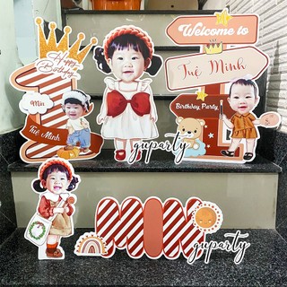 Set Chibi Thôi Nôi Sinh Nhật Cho Bé Dễ Thương