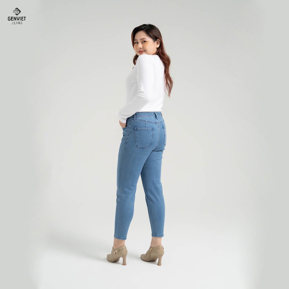 Quần Jeans Nữ Plus Size Genviet Bigsize DQ107J8106