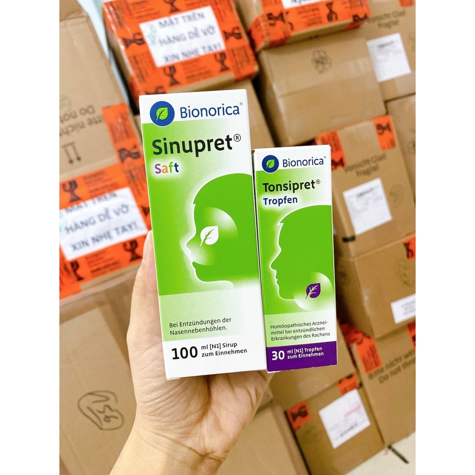 Tinh chất Tonsipret Tropfen Đức viêm họng & viêm amidan cho bé từ 1 tuổi