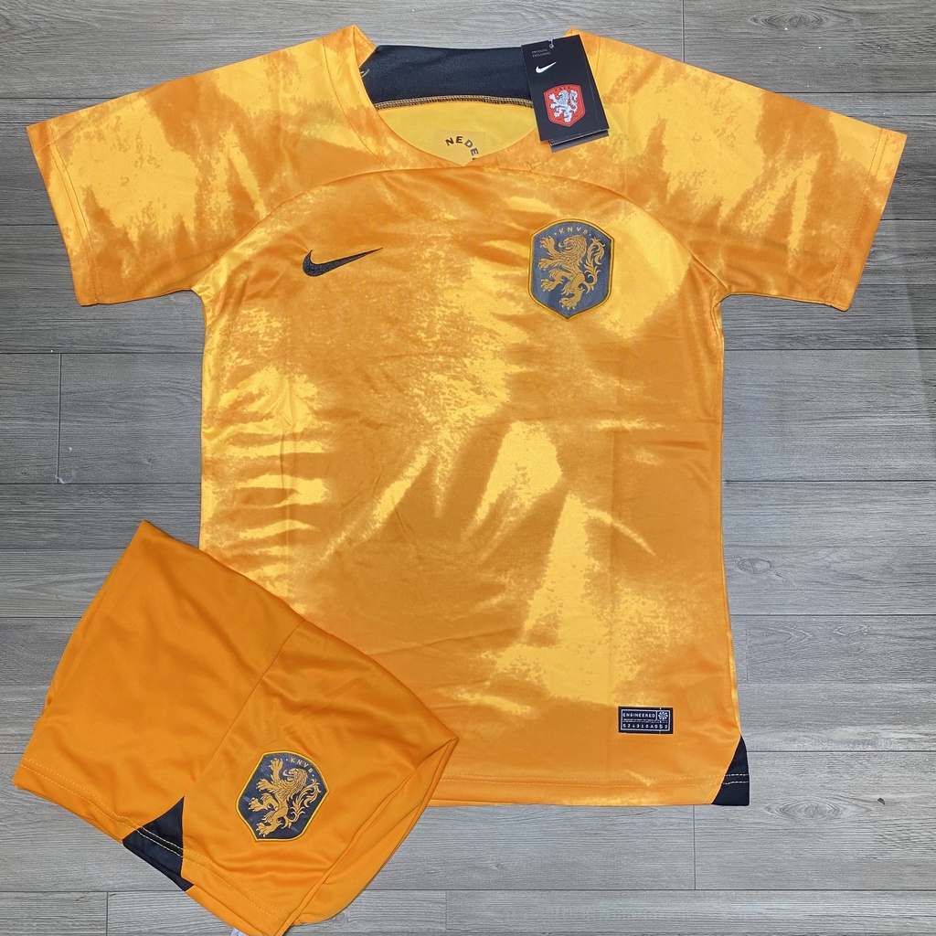 Bộ Quần Áo bóng đá Đội Tuyển Hà Lan WC 2022 - Hàng Super Thái Chuẩn thi đấu