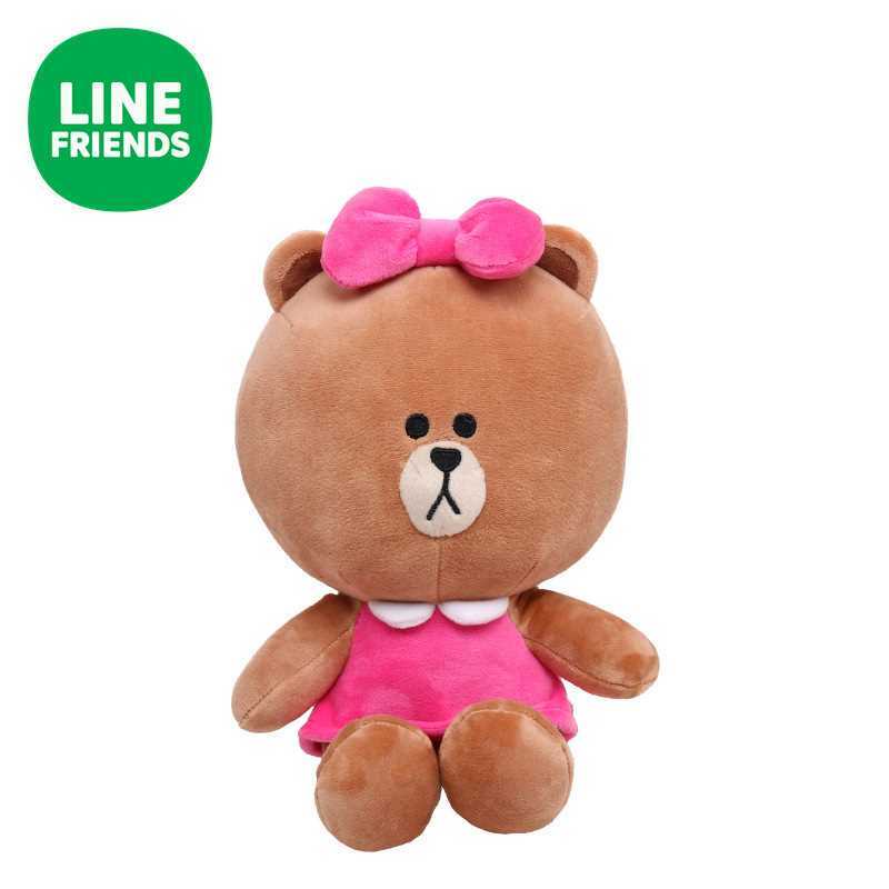 Line friends Gối Ôm Nhồi Bông Hình Gấu brown / Thỏ Conny Dễ Thương