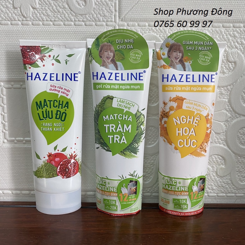 Sữa Rửa Mặt Hazeline 100g