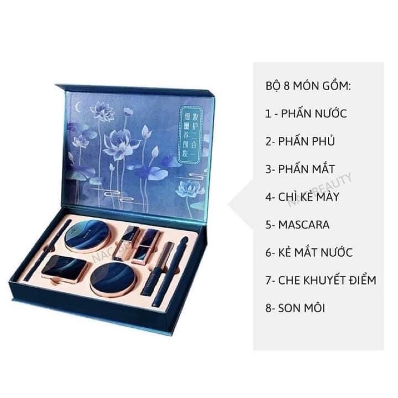 Bộ trang điểm youliyoula set 8 món makeup mỹ phẩm nội địa trung