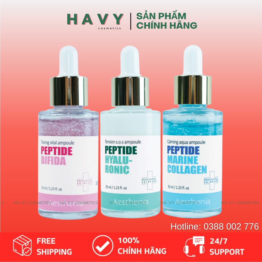 Tinh chất tươi dưỡng da Aesthenia Peptide Ampoule 35ml