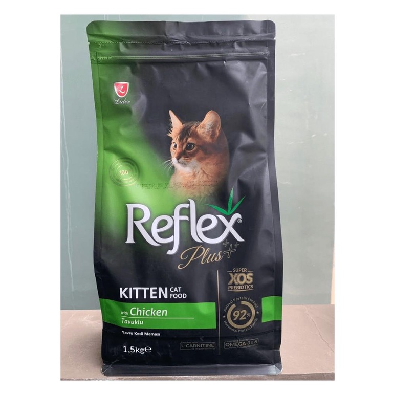 Hạt Cho Mèo Con Giàu Độ Ẩm Reflex PLUS Kitten Túi Nhựa PA Chiết Lẻ 1KG