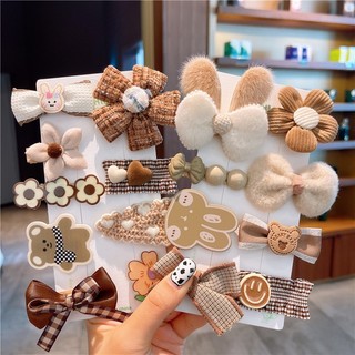 Set kẹp tóc nhiều loại nhiều màu xinh xắn cho bé gái MINTSCLOSET Mint's Closet phụ kiện tóc cho bé - p187 - PK8328