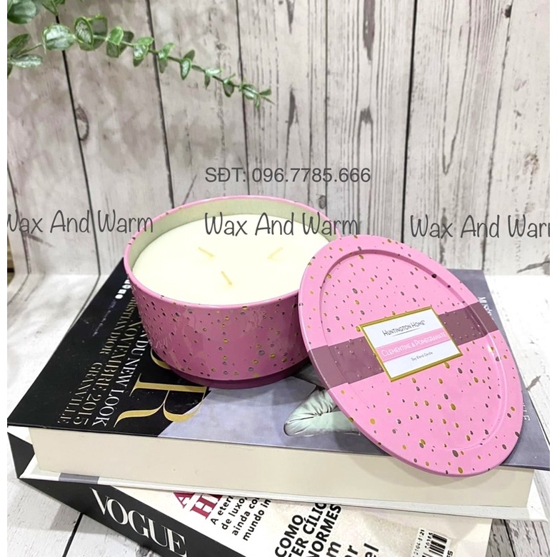 NẾN THƠM HUNTINGTON HOME 397GR 3 BẤC HƯƠNG COOKIE