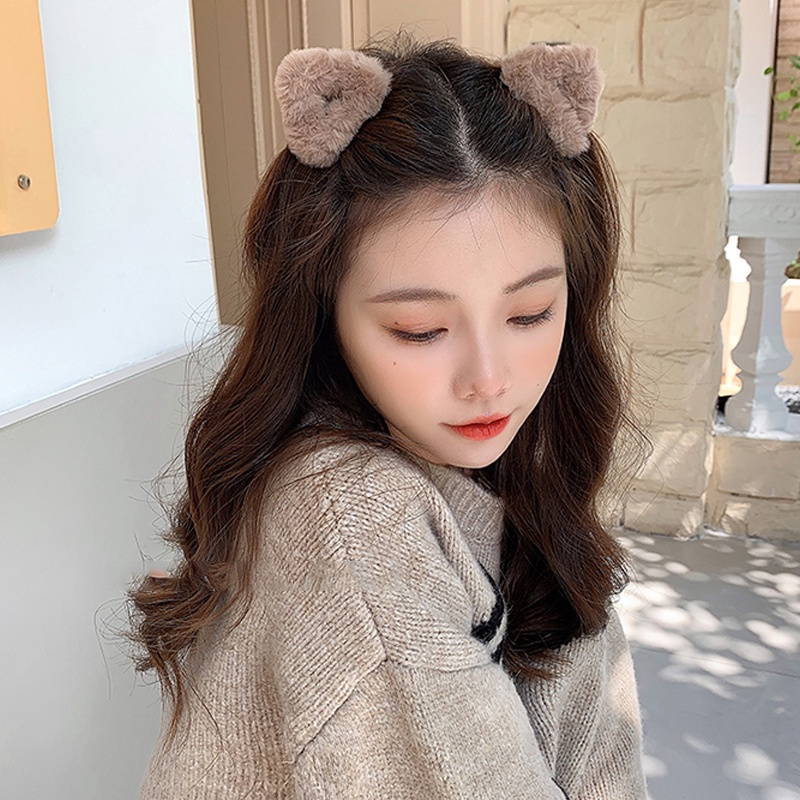 1 Kẹp Tóc Tai Mèo Dễ Thương Cho Bé Gái