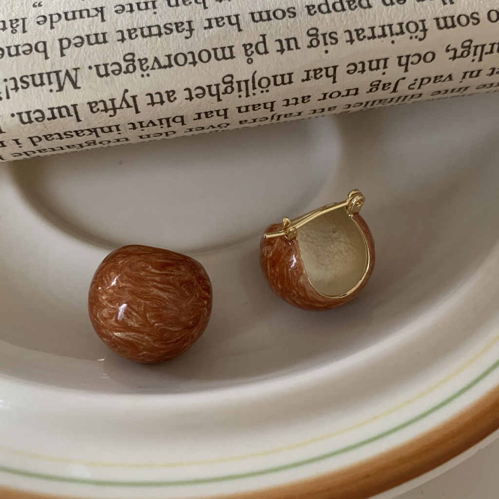 Khuyên Tai Nữ Tráng Men Sang Trọng Phong Cách Âu Mỹ