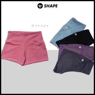 Quần tập gym nữ quần short F trơn cạp cao [S071]