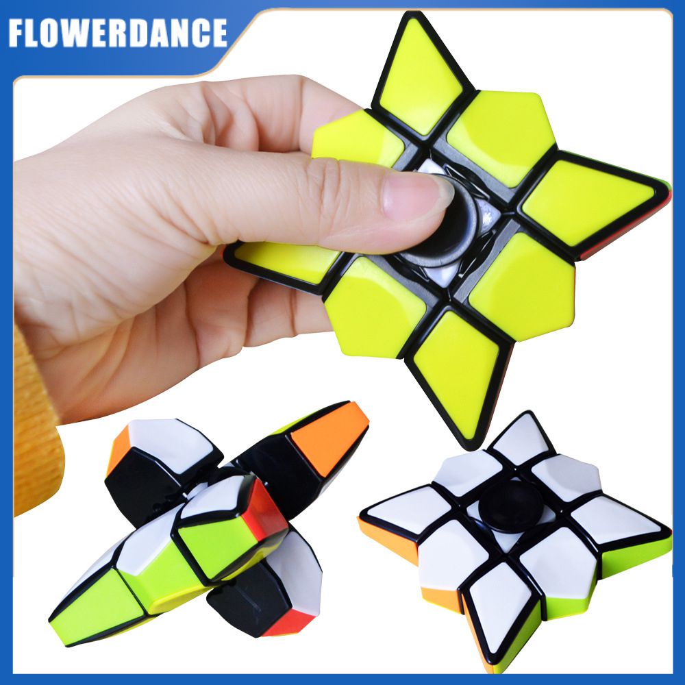 Đồ Chơi Khối Lập Phương Ma Thuật Con Quay Fidget Spinner Đồ Chơi Cảm Giác Lúm Đồng Tiền Đơn Giản Để Giảm Căng Thẳng/Đồ Chơi Đầu Ngón Tay Con Quay Tay Đồ Chơi Trẻ Em Người Lớn Quà Tặng Flowerdance