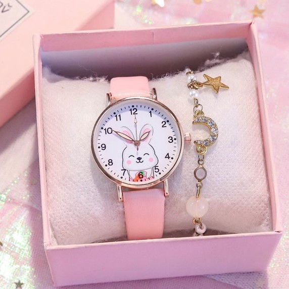Đồng Hồ Điện Tử Chống Sốc Chống Thấm Nước Họa Tiết Hoạt Hình Dễ Thương Cho Bé Gái 8-12 Tuổi