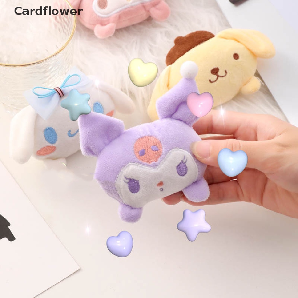 < Cardflower > Huy Hiệu Cài Áo Hình Búp Bê Sanrio Hoạt Hình Nhồi Bông Mềm Mại Dễ Thương Trang Trí Ba Lô / Túi Xách