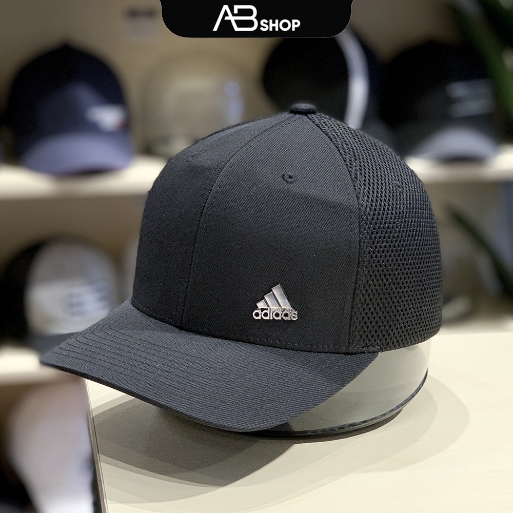 Mũ Lưỡi Trai Adidas Logo Inox Mini Bít Đuôi 2 màu