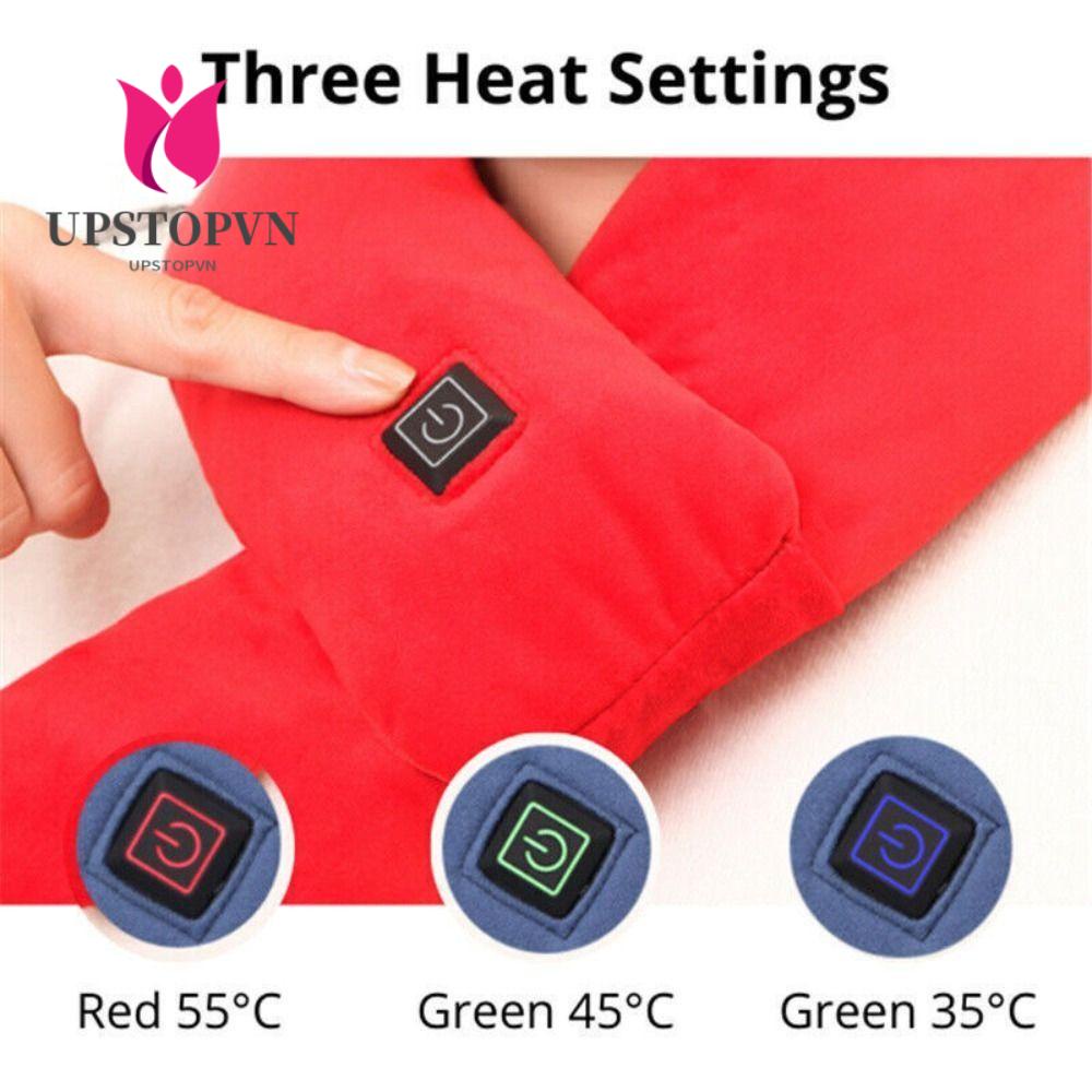 Khăn Quàng Cổ Sưởi Ấm Kiểm Soát Nhiệt Độ Chạy Điện Có Thể Sạc Lại Dành Cho Nam Nữ