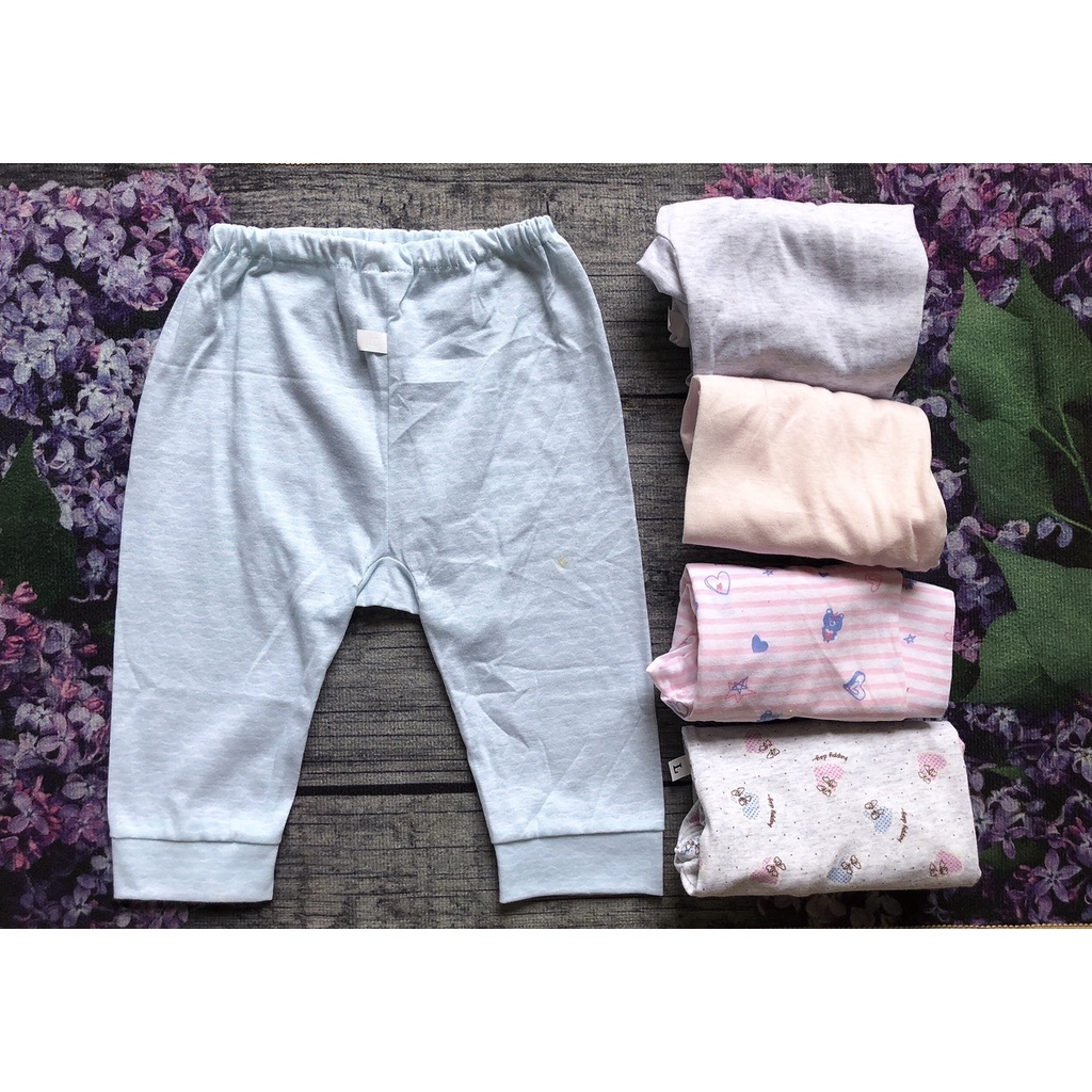 Quần chục cotton dài cho bé gái, bé trai 10-12kg, hàng xuất Hàn