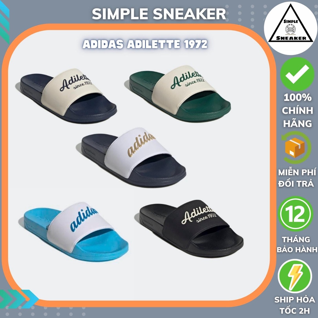 Dép Adidas Adilette 1972 Chống Nước 🔴CHÍNH HÃNG🔴 Adidas Shower Cloudfoam - Dép Quai Ngang Cổ Điển - Simple Sneaker