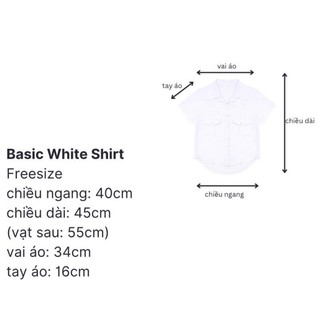 Áo ERRORIST Basic White Shirt