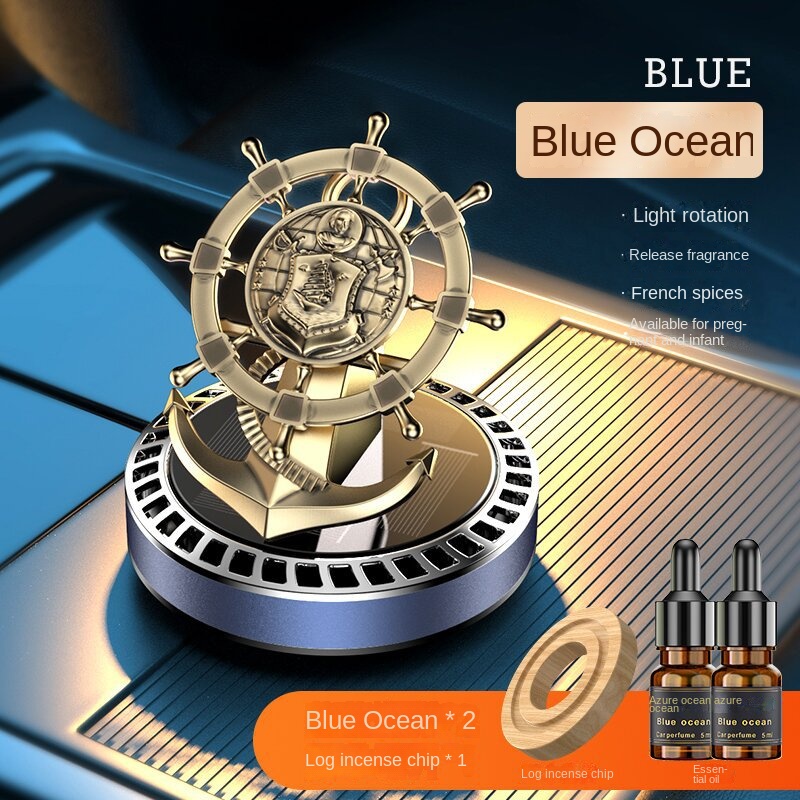 Máy Khuếch Tán Tinh Dầu Xoay Năng Lượng Mặt Trời Trang Trí Nội Thất Xe Hơi