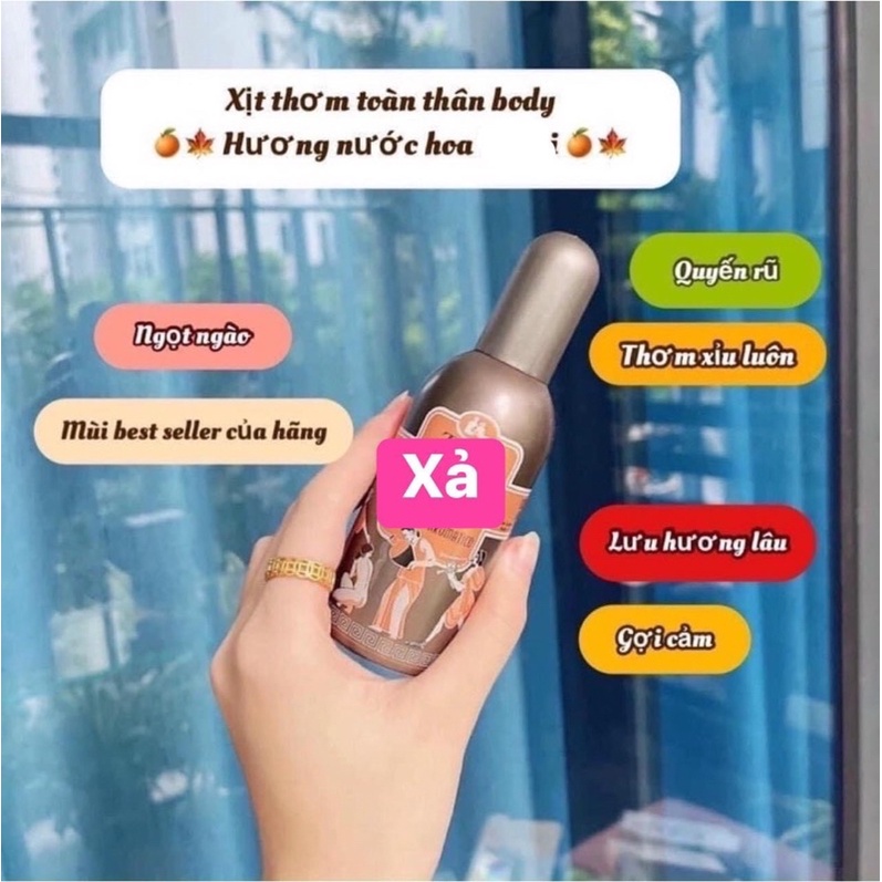 Xịt thơm nước hoa hương hoa Sen