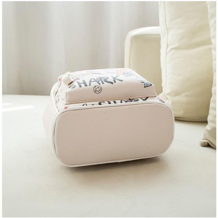 Balo họa tiết hoạt hình gấu siêu xinh hàng QC size 32