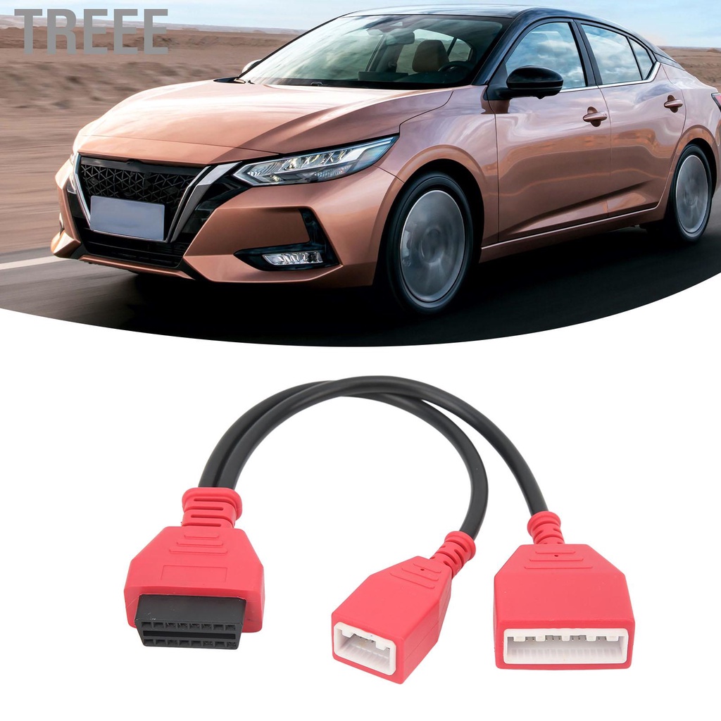 Treee Male To Female Diagnostic Connector Scanner Cable Waterproof For