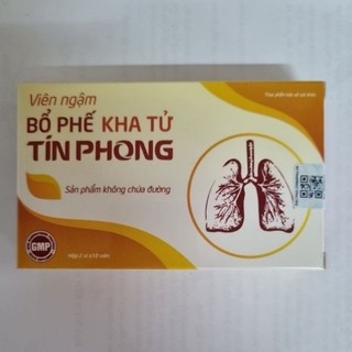 Viên ngậm bổ phế kha tử tín phong - hộp 20 viên