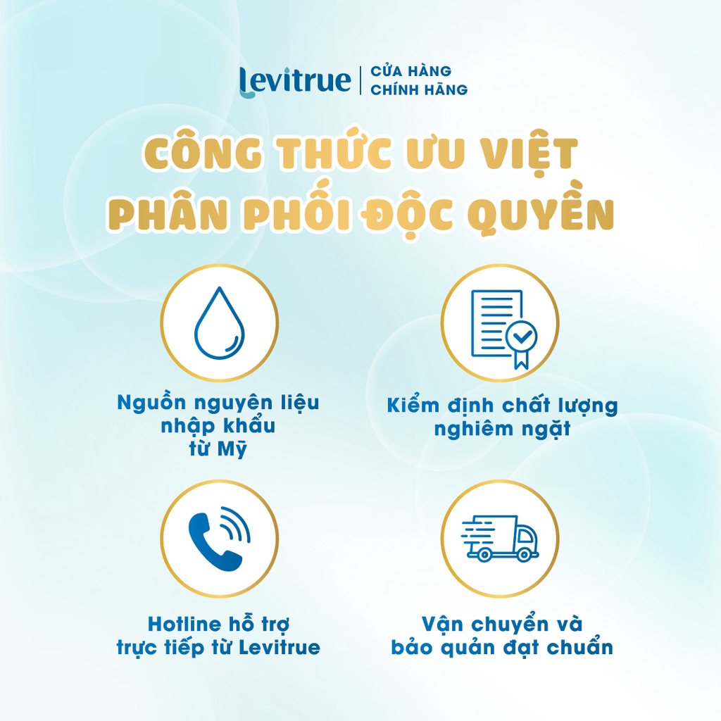 [Sản phẩm mới] Sữa bột Synolac Gold Levitrue - hộp 800g