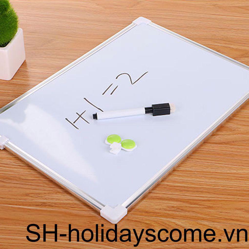 【Hclm】 Double Side Magnetic Whiteboard Office School Dry Erase Writing Board Pen Mag NE
