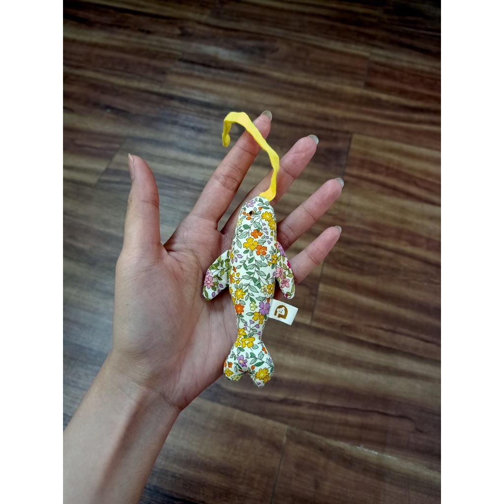 Cá nhỏ, Màu Sắc Ngẫu Nhiên - Gấu Bông Đình May, 11cm