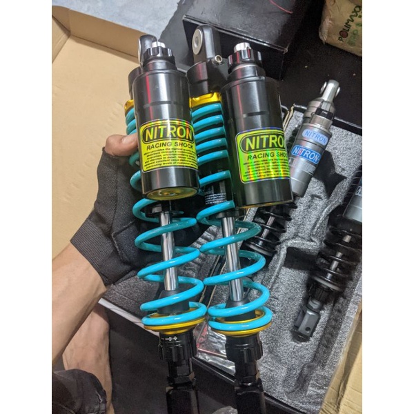 Phuộc Nitron bình dầu SH Việt Nam 2 nút chỉnh 125i 150i 300i 350i PCX160