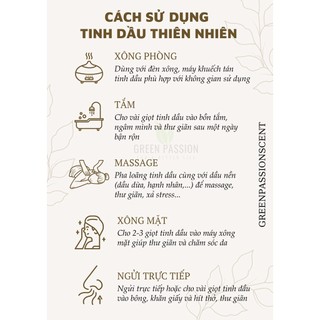 Tinh dầu Hoa Cỏ cao cấp GREENPASSION