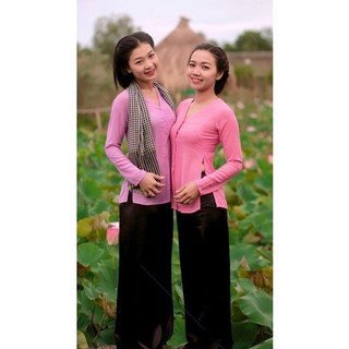 set bà ba lụa kèm quần nhiều màu( không kèm khăn)