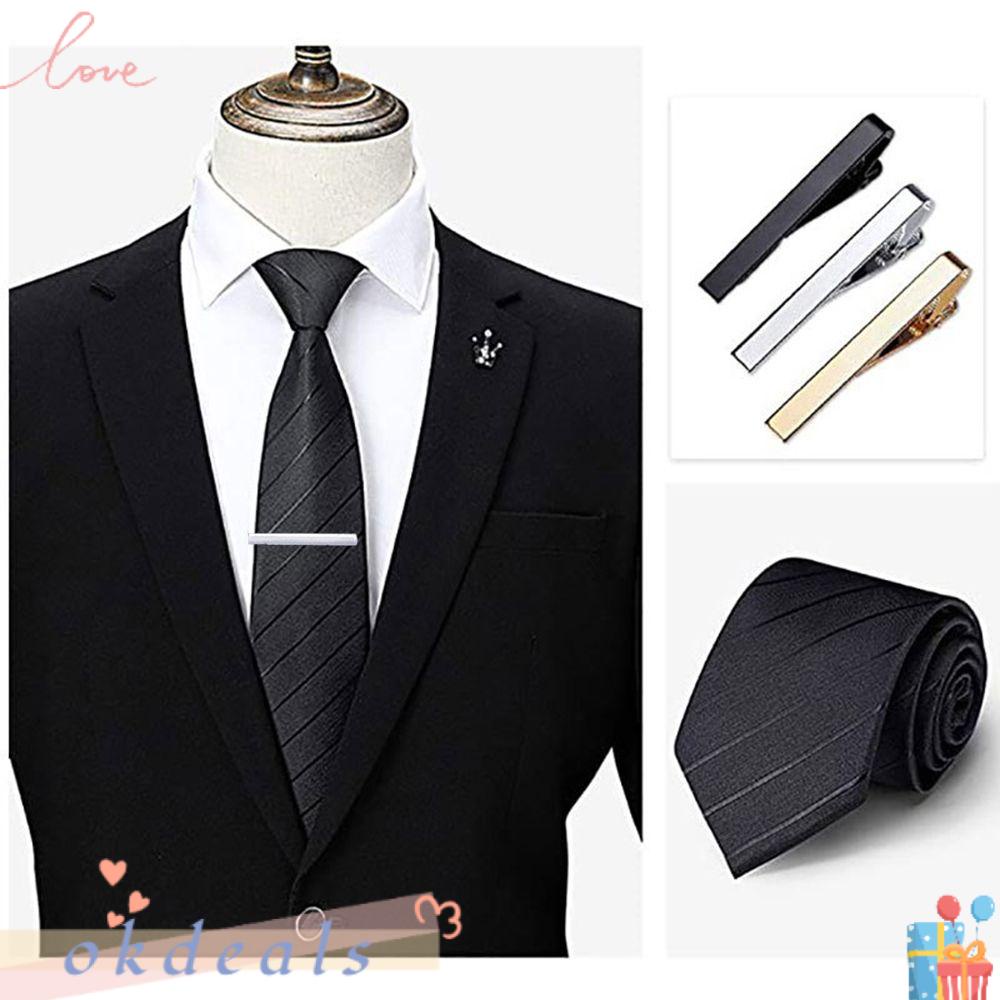 Kẹp Cà Vạt Bằng Đồng Phong Cách Doanh Nhân Cổ Điển