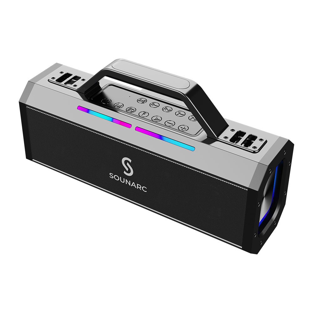 Loa Karaoke Bluetooth 5.0 SOUNARC K1 Tặng Kèm 2 Micro Không Dây, Công Suất 150W, Chống Nước IPX6  - Bảo Hành 12 Tháng
