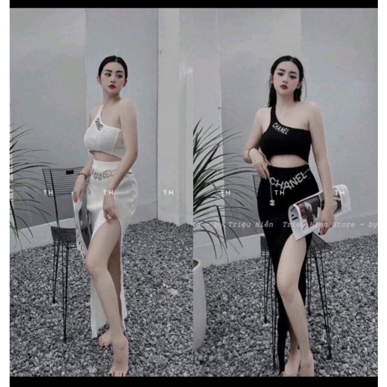Đai váy xích màu bạc