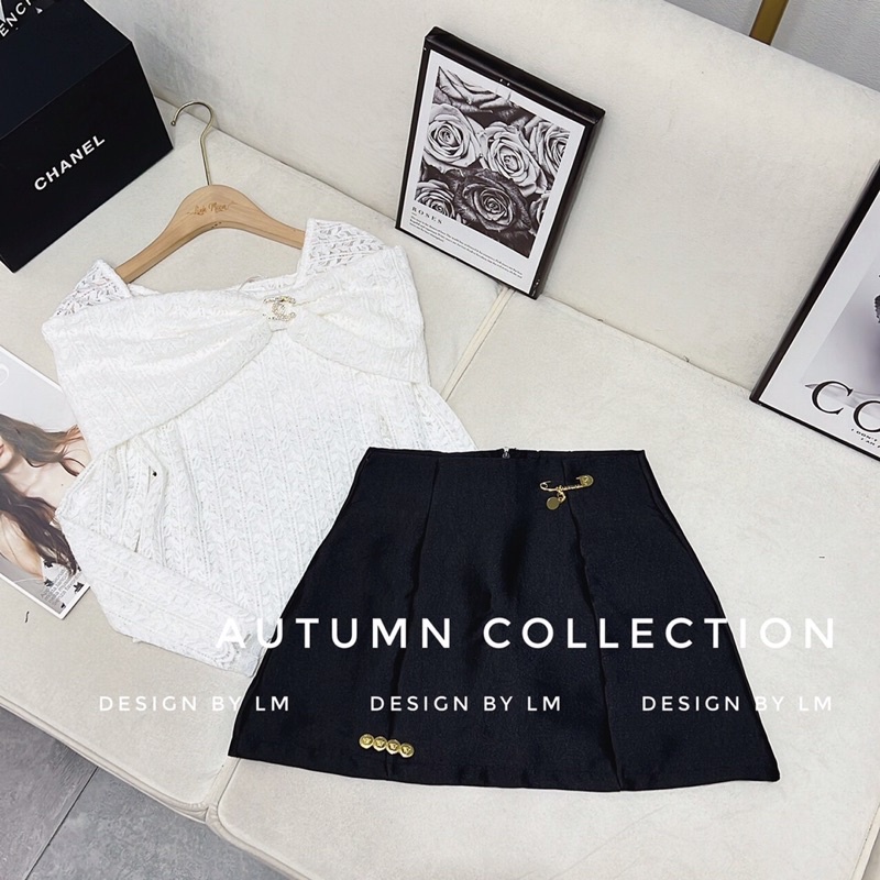 Áo ren lông thỏ tiểu thư