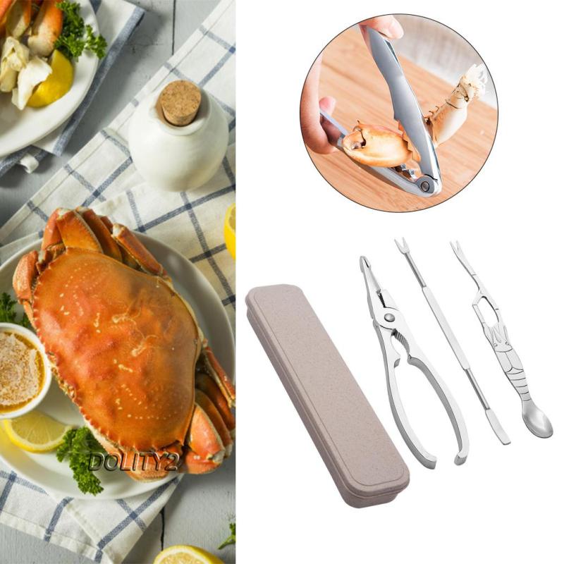 [Dolity2] Bộ Dụng Cụ Định Vị Cua Bằng Thép Không Gỉ Cho Nhà Bếp