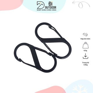 Móc khóa số 8 edc móc treo chìa khóa móc treo đa năng