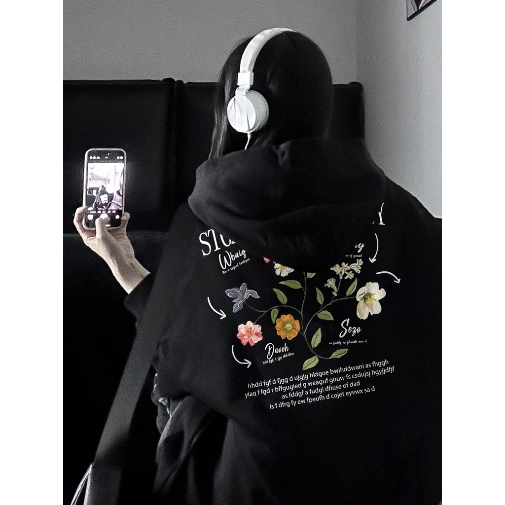 Xiaozhainv Áo Hoodie DàI Tay In HọA TiếT ĐộC ĐáO Cho Nữ | BigBuy360 - bigbuy360.vn