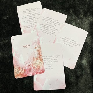 Bài Bài Nhắc Nhở Haletu Pink (Rose) (Guu Tarot Shop)