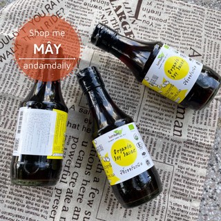 Nước tương đậu nành hữu cơ lumlum cho bé 12m+ - mẹ mây - ăn dặm daily
